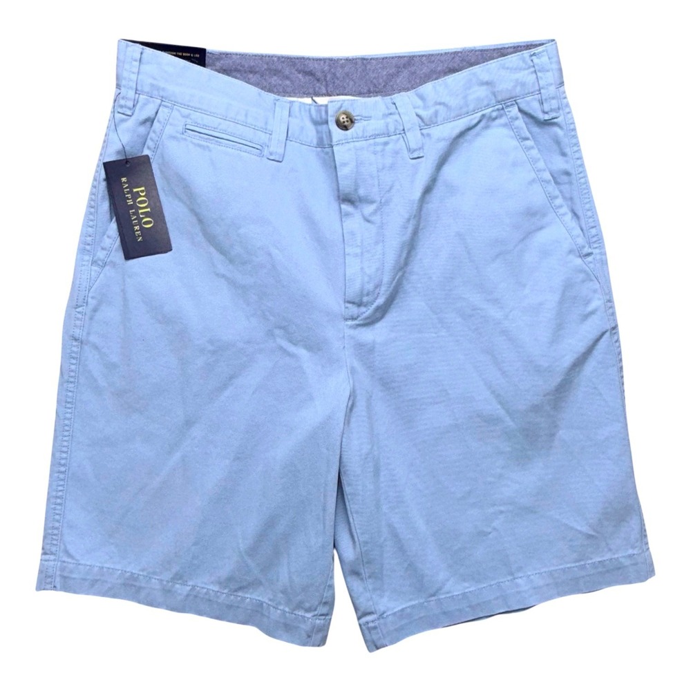 Polo Ralph Lauren Mens 32 Waist Turquoise Blue Relaxed Fit Chino Shorts NWT